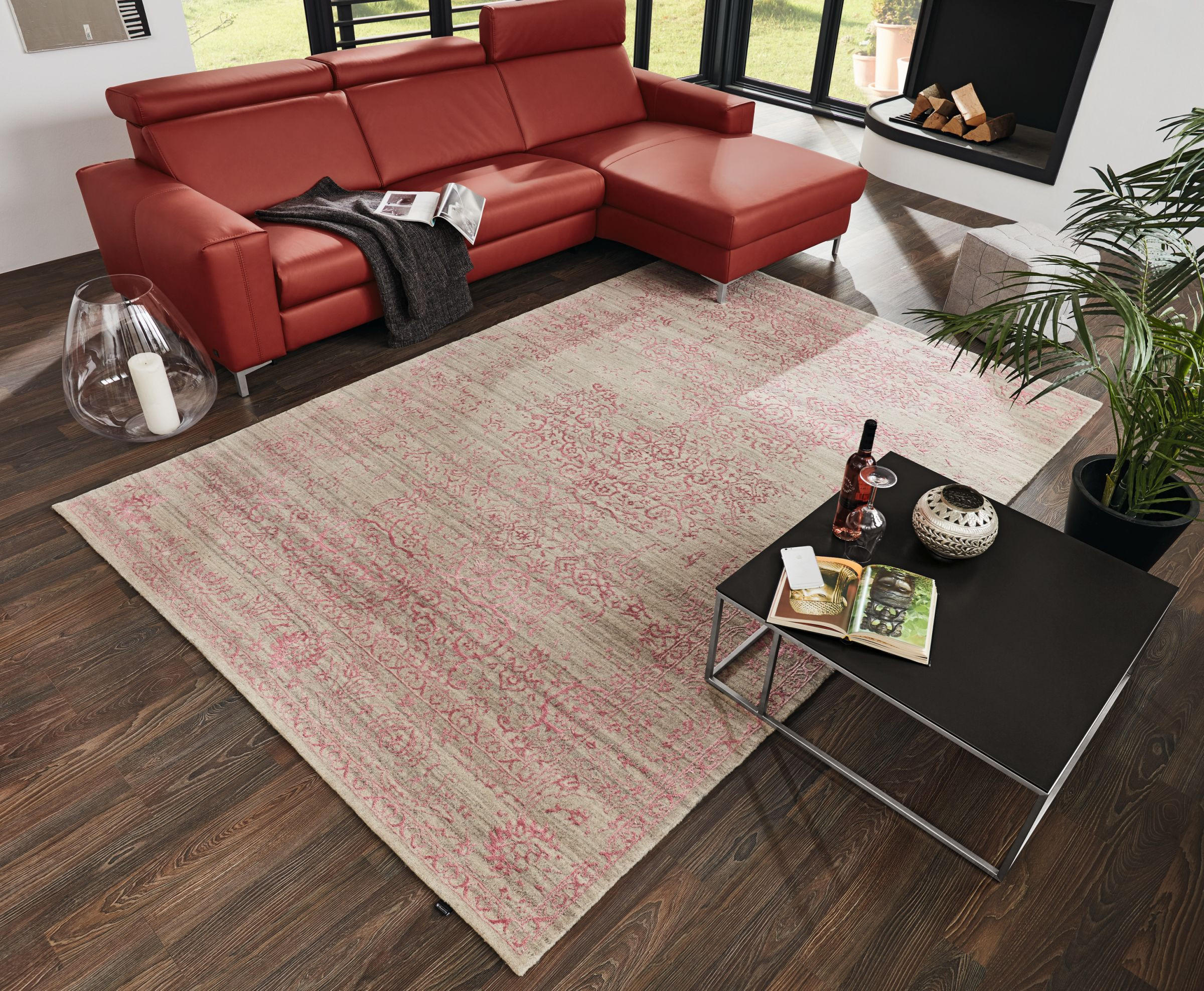 ORIENTTEPPICH 170/240 cm Soho Vintage Rosa, Beige  - Beige/Rosa, Design, Textil (170/240cm) - Musterring