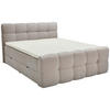 BOXBETT 180/200 cm  in Hellgrau  - Hellgrau/Schwarz, Design, Holz/Kunststoff (180/200cm) - Moderano