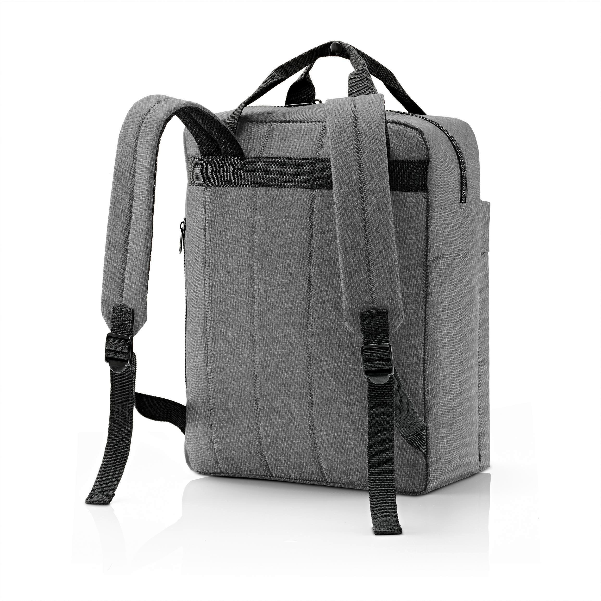 RUCKSACK  - Silberfarben, Basics, Kunststoff (30/39/13cm) - Reisenthel