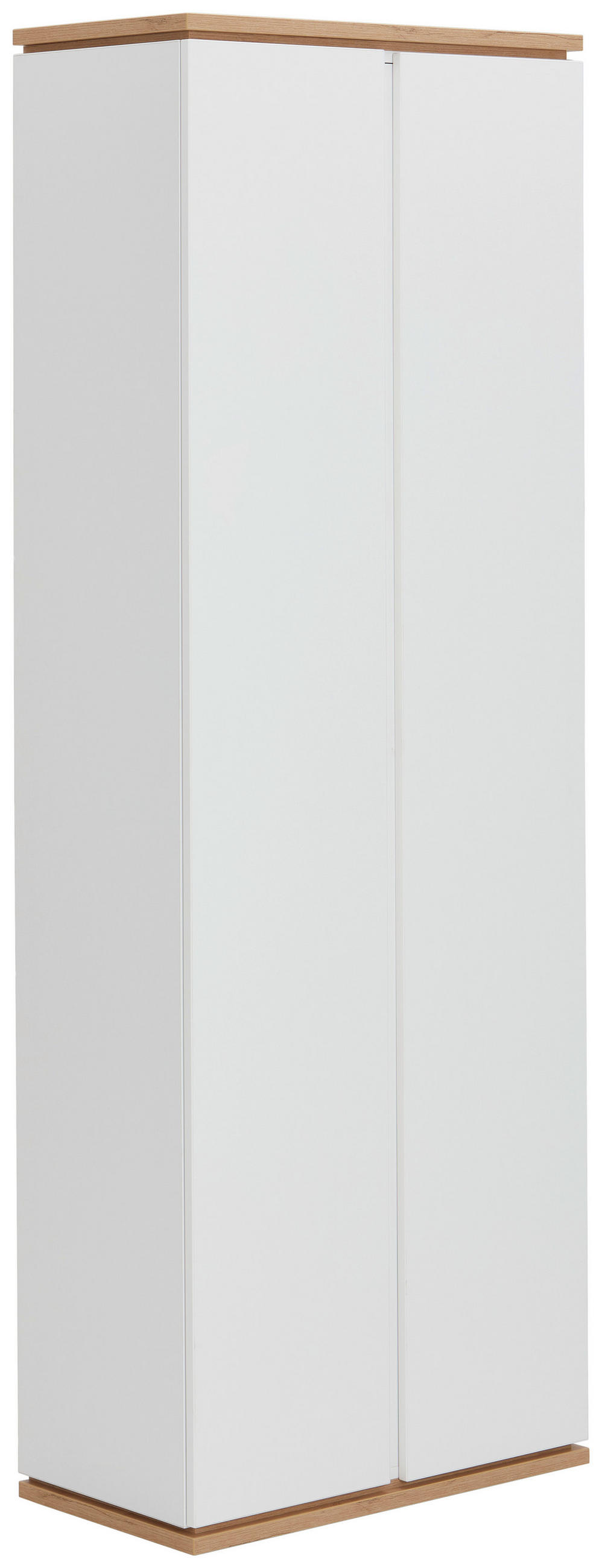 GARDEROBENSCHRANK  in 70/200/37,8 cm  - Schwarz/Weiß, Design, Holzwerkstoff/Kunststoff (70/200/37,8cm) - Xora
