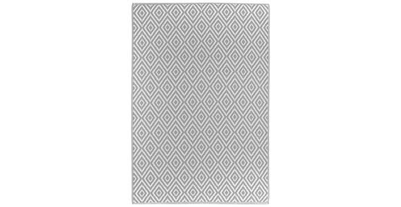 OUTDOORTEPPICH 90/150 cm Ibiza  - Weiß/Grau, Trend, Textil (90/150cm) - Boxxx