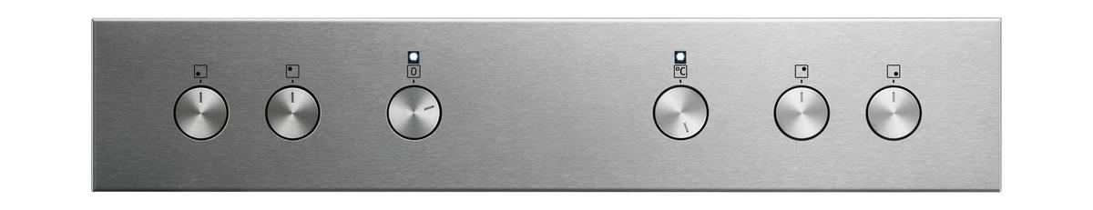 EINBAUHERD KEFLH40BX  - Edelstahlfarben/Schwarz, Basics, Glas/Metall (59,5/59,8/54,8cm) - Electrolux