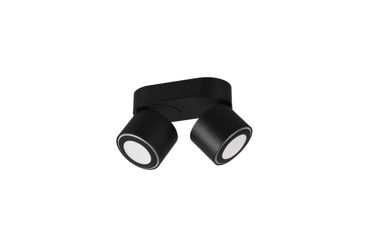 LED-STRAHLER - Schwarz, Design, Metall (17/10,6cm)