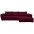 WOHNLANDSCHAFT in Textil Rot - Silberfarben/Rot, MODERN, Kunststoff/Textil (304/218cm) - Carryhome WOHNLANDSCHAFT in Textil Rot - Silberfarben/Rot, MODERN, Kunststoff/Textil (304/218cm) - Carryhome