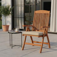 GARTENKLAPPSESSEL in Holz  - Naturfarben, KONVENTIONELL, Holz (58/110/67cm) - Gardenson