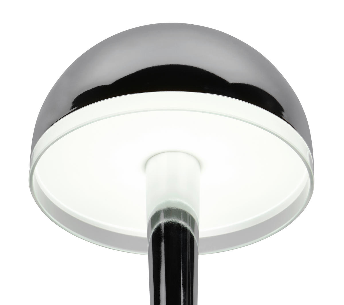 LED-STEHLEUCHTE - Chromfarben/Transparent, Basics, Kunststoff/Metall (22/130,5cm)