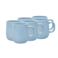 KAFFEEBECHERSET Colori Blu 6-teilig  - Blau, Trend, Keramik - Novel