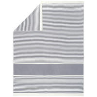 PLAID 150/200 cm  - Weiß/Grau, Design, Textil (150/200cm) - Bio:Vio