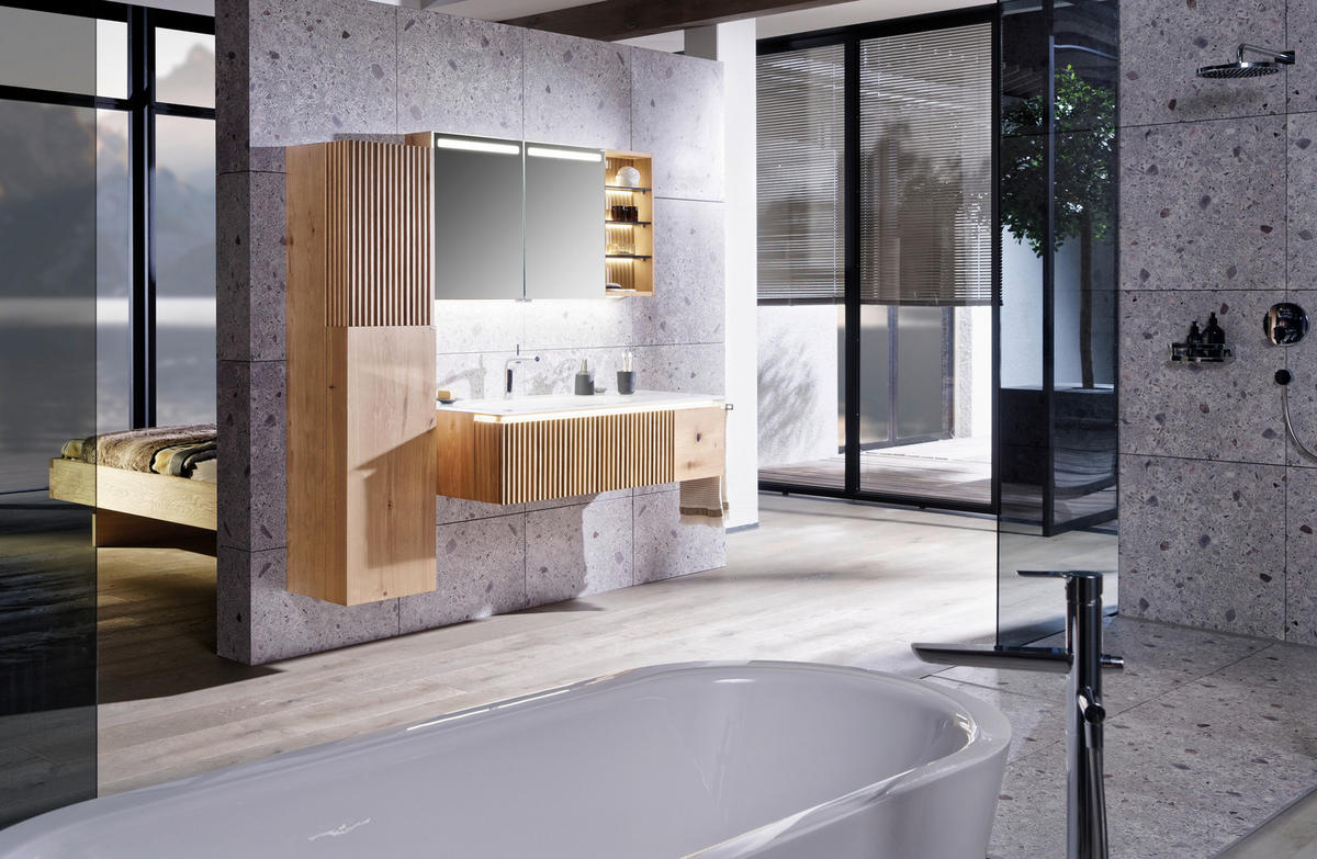 HOCHSCHRANK 39,8/160/36 cm  - Natur, Holz (39,8/160/36cm) - Voglauer