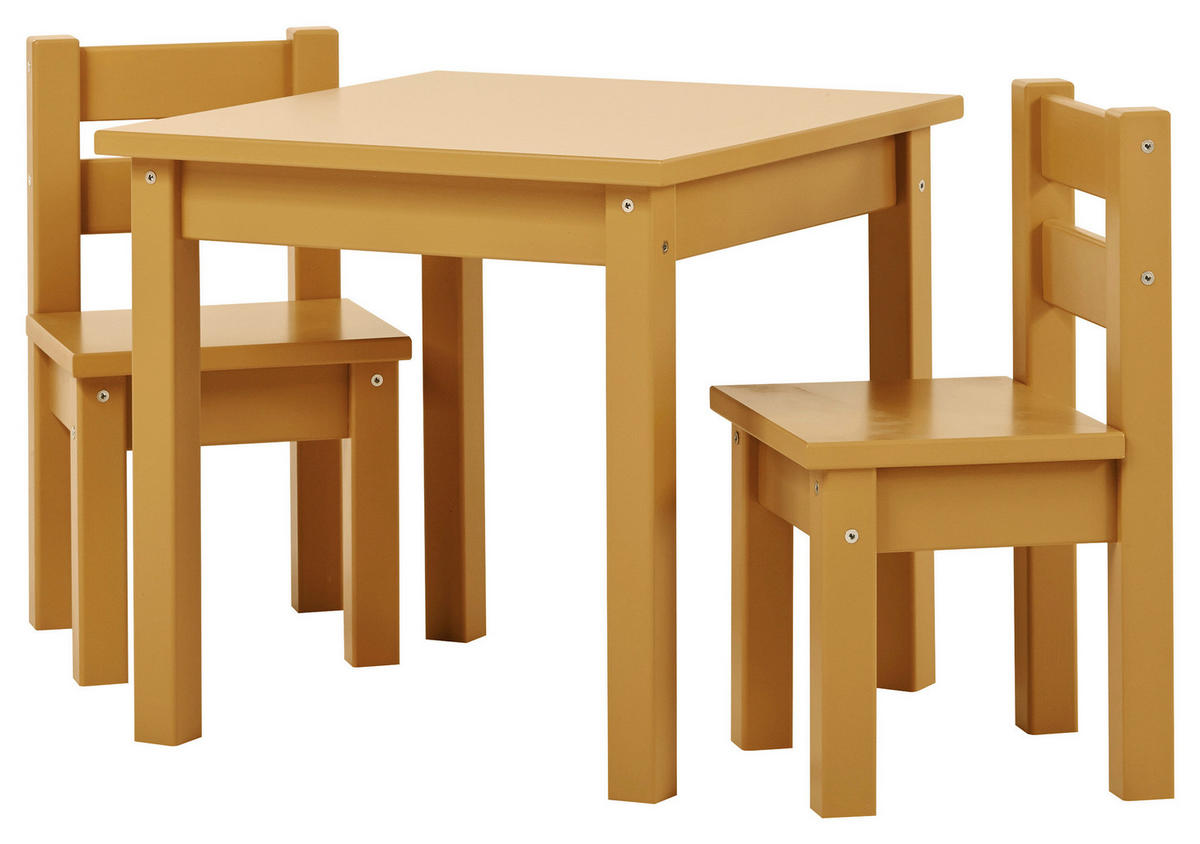 KINDERSITZGRUPPE - Gelb, MODERN, Holz - MID.YOU