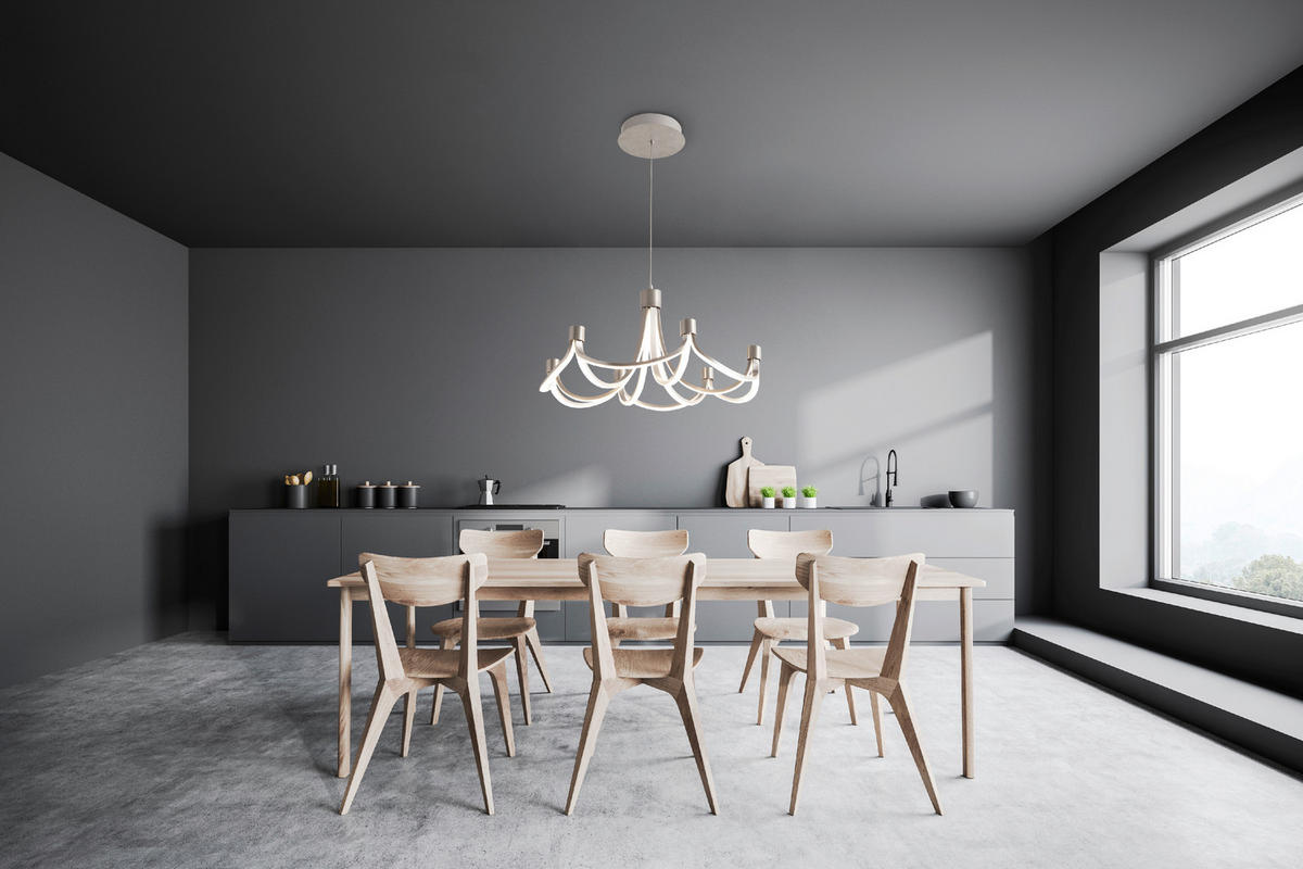 LED-HÄNGELEUCHTE 55 cm  - Silberfarben/Weiß, Design, Kunststoff/Metall (55cm) - Näve