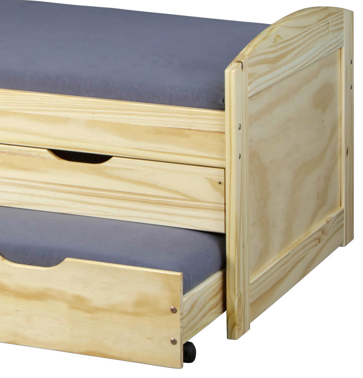 AUSZIEHBETT 90/200 cm Kieferfarben  - Kieferfarben, Basics, Holz/Kunststoff (90/200cm) - MID.YOU