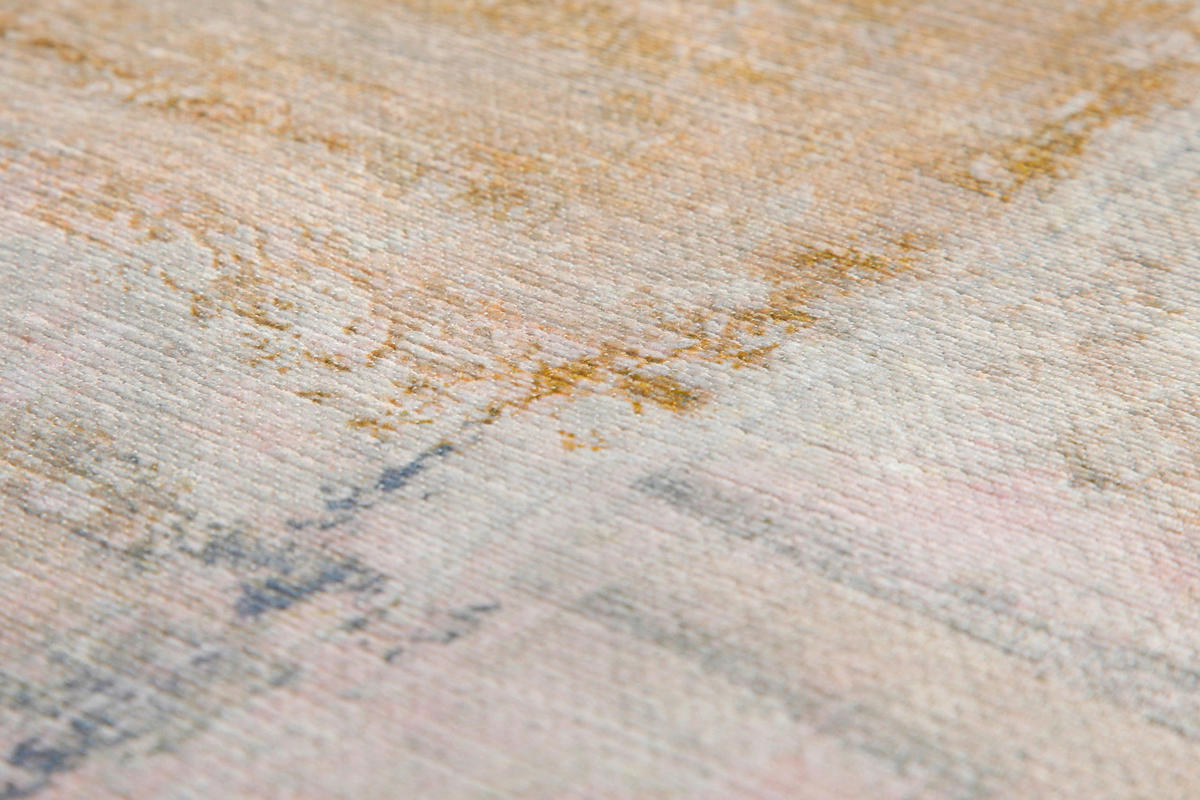 FLACHWEBETEPPICH  Wohnzimmer 70/120 cm Maui Grau, Altrosa, Champagner rechteckig  - Champagner/Altrosa, KONVENTIONELL, Textil (70/120cm) - Esprit