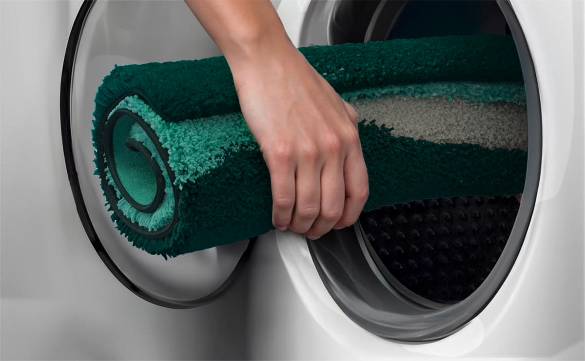 BADEMATTE Mintgrün 60/100 cm  - Mintgrün, Basics, Kunststoff/Textil (60/100cm) - Grund