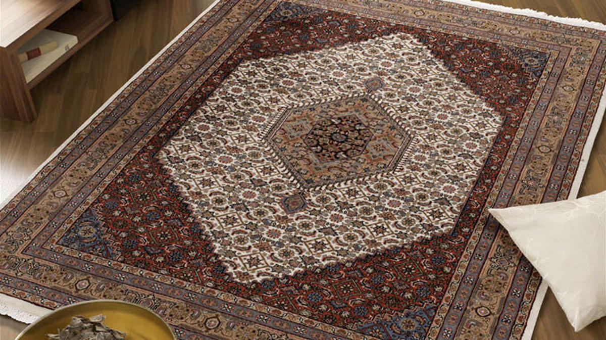 ORIENTTEPPICH 60/90 cm Himla Bidjar Creme, Beige  - Beige/Creme, Basics, Textil (60/90cm) - Cazaris