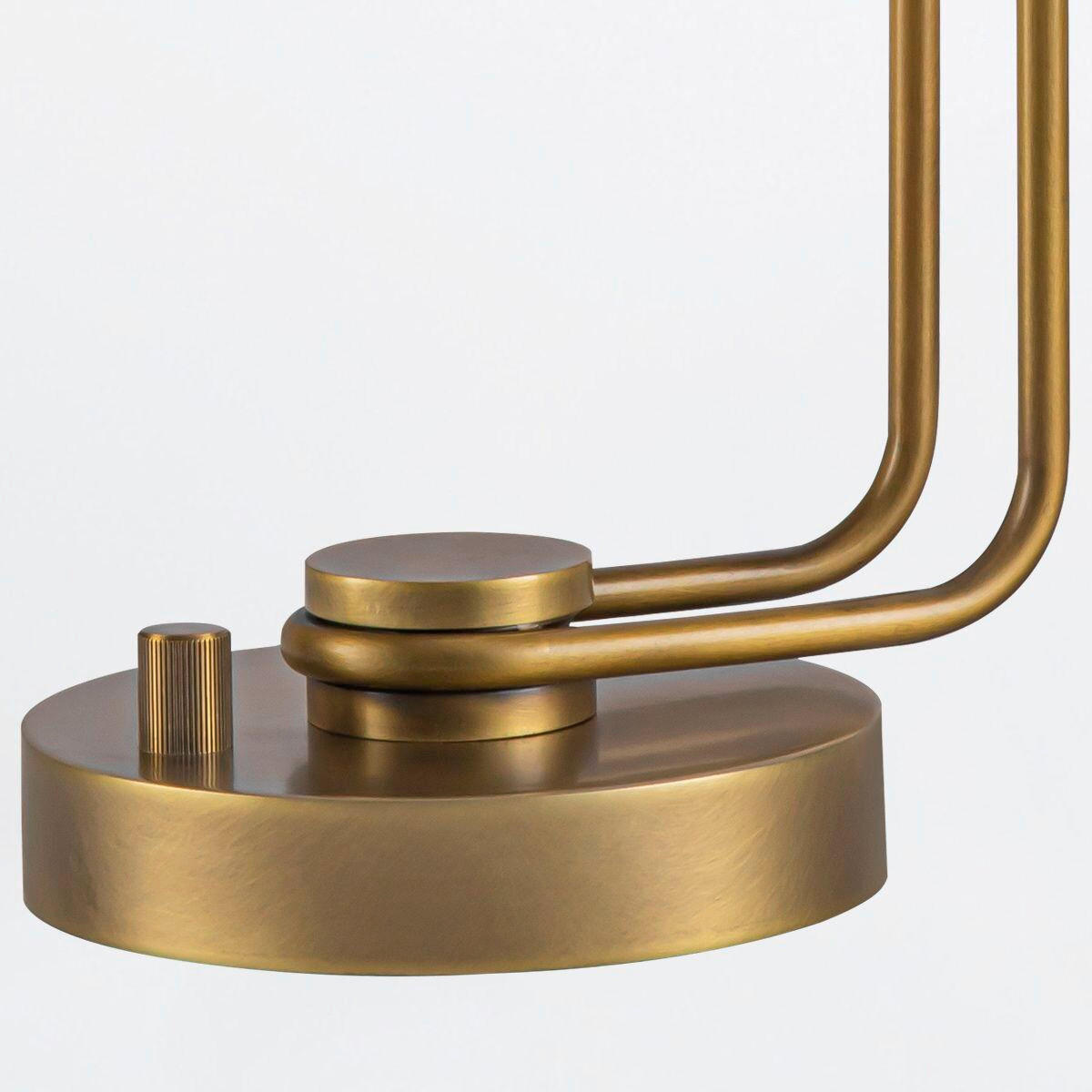 TISCHLEUCHTE Alora 18,8/56,5 cm   - Messingfarben, KONVENTIONELL, Glas/Metall (18,8/56,5cm) - Elstead Lighting