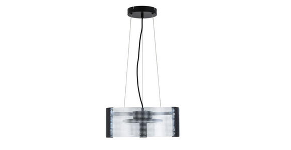LED-HÄNGELEUCHTE 40/120 cm - Transparent/Schwarz, Design, Kunststoff/Metall (40/120cm) - Novel