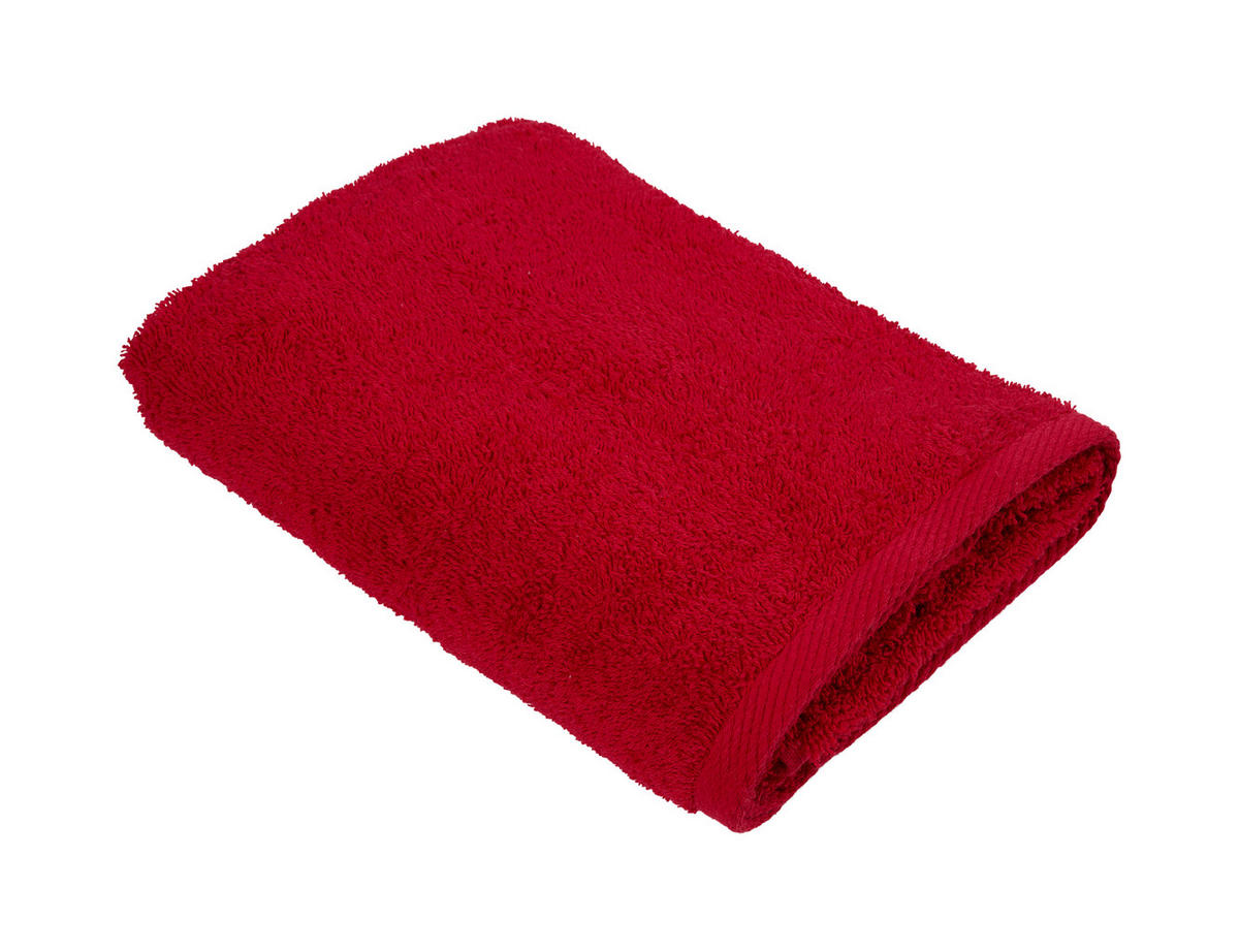 HANDTUCH Palma Rot  - Rot, Basics, Textil (50/100cm) - Esposa