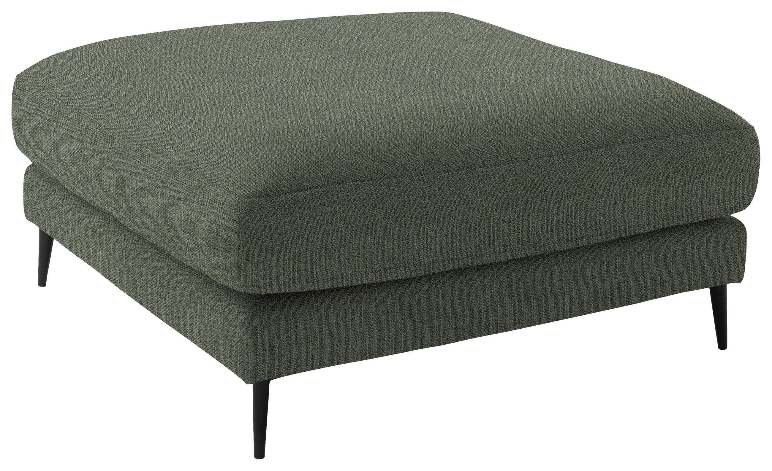 HOCKER Textil Grün  - Schwarz/Grün, Design, Textil/Metall (120/43/90cm) - Dieter Knoll
