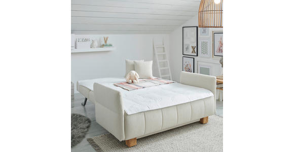 SCHLAFSOFA Juice in Flachgewebe Dunkelblau  - Naturfarben/Dunkelblau, Design, Holz/Textil (145/92/102cm) - Novel