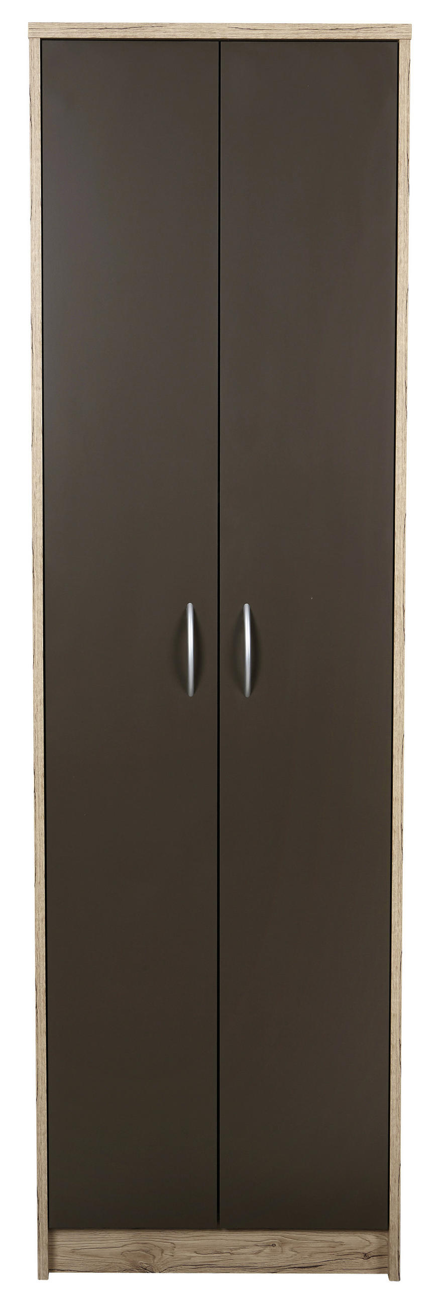 Thumbnail - Mid.you Kleiderschrank, Braun, Eiche, Holzwerkstoff, 4 Fächer, 55x190x26 cm, Schlafzimmer, Kleiderschränke, Drehtürensch...