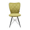 STOLICA  zelena, crna  metal, tekstil      - zelena/crna, Design, metal/tekstil (49/90/61cm) - Hom`in