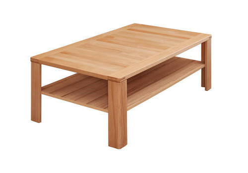 Carryhome Couchtisch Kernbuche 70x40x120 cm