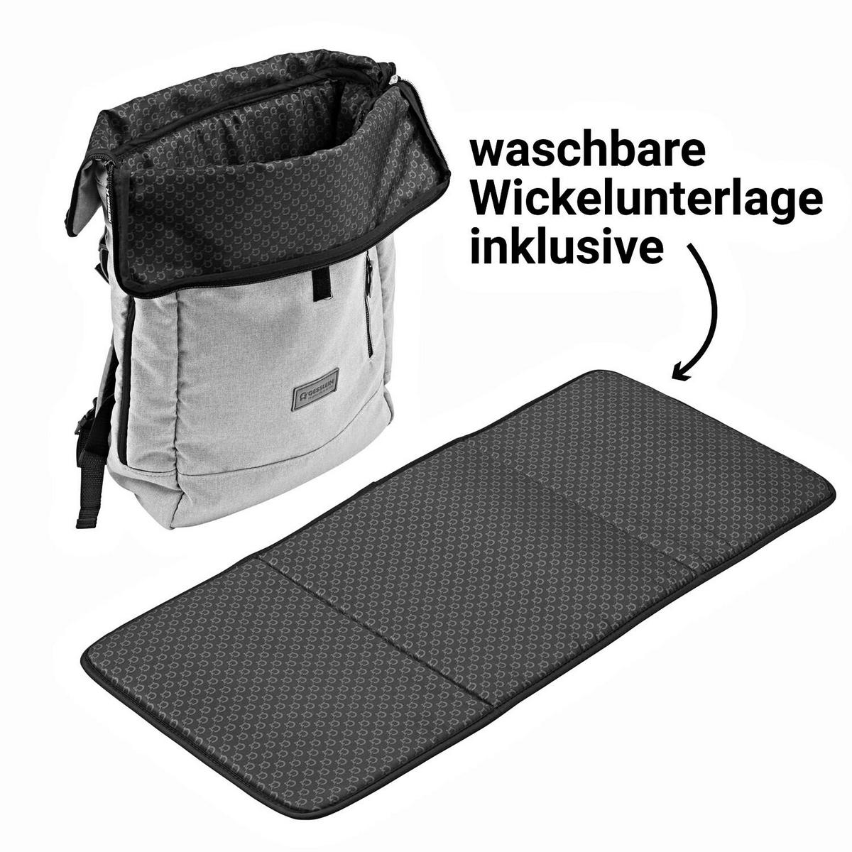 KINDERWAGENSET  FX4 Style 491491 Ltd Edition  Rauchblau  - Graublau/Blaugrau, Basics, Textil/Metall (57/129/100cm) - Gesslein