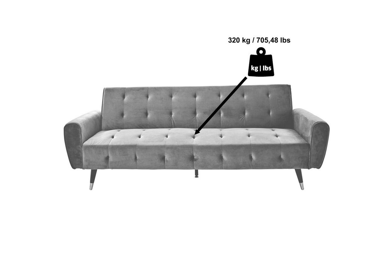 SCHLAFSOFA Samt Grün, Opal  - Goldfarben/Opal, MODERN, Holz/Textil (213/83/83cm) - Livetastic