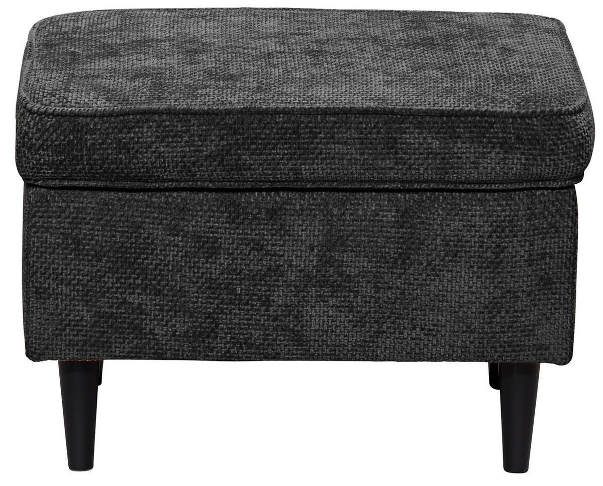 PALL i textil svart  - svart, Klassisk, trä/textil (63/43/42cm) - MID.YOU