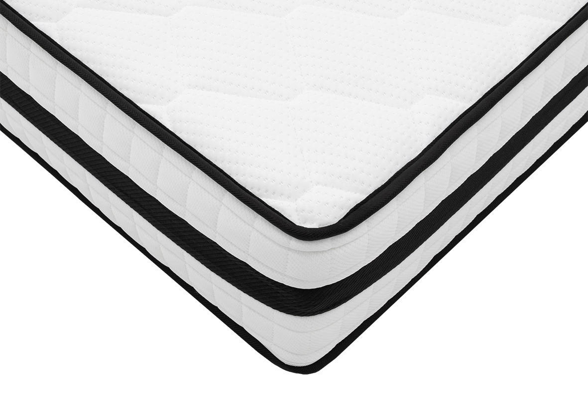 Thumbnail - Livetastic Boxspringmatratze Noir H3, Schwarz, Weiß, Textil, H3, Höhe ca. 25 cm, Füllung: Vlies, 120x200 cm, Oeko-Tex® S...