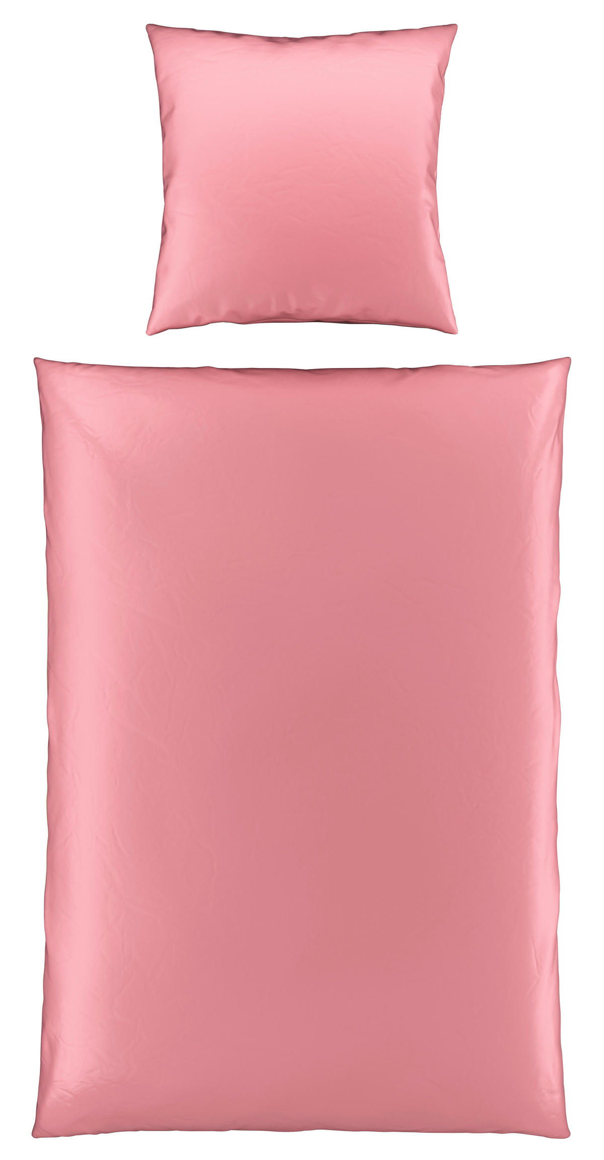 BETTWÄSCHE Satin 135/200 cm  - Rosa, MODERN, Textil (135/200cm) - Novel
