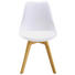 STUHL in Holz, Kunststoff, Textil Eichefarben, Weiß - Eichefarben/Weiß, Design, Holz/Kunststoff (48/84/53cm) - XORA
