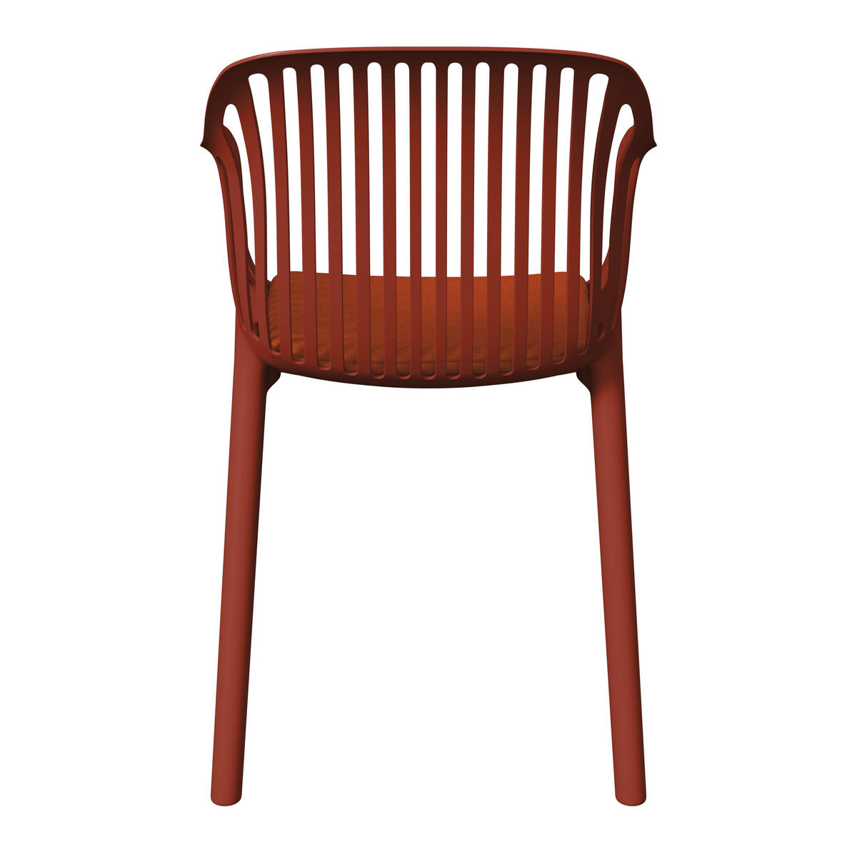 STAPELSESSEL in Kunststoff, Textil Rot  - Rot, Basics, Kunststoff/Textil (55/80/60cm) - Ambia Garden