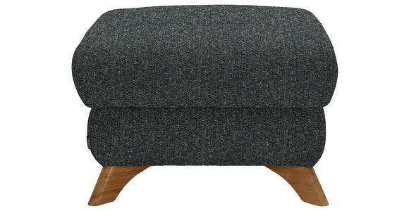 HOCKER Chenille Grau - Eichefarben/Grau, MODERN, Holz/Textil (65/47/65cm) - Valnatura