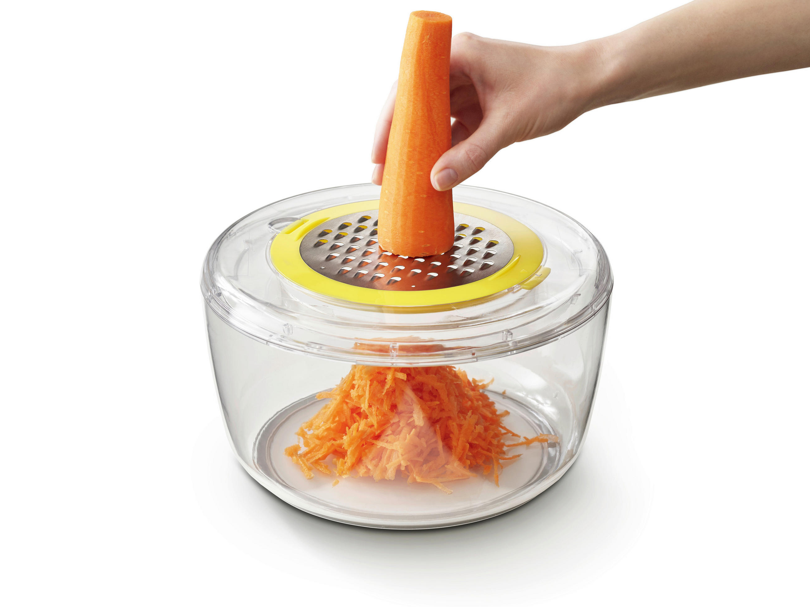 POSUDA ZA SUŠENJE SALATE  - bijela/zelena, Basics, plastika (24/15,5/24cm) - Joseph Joseph