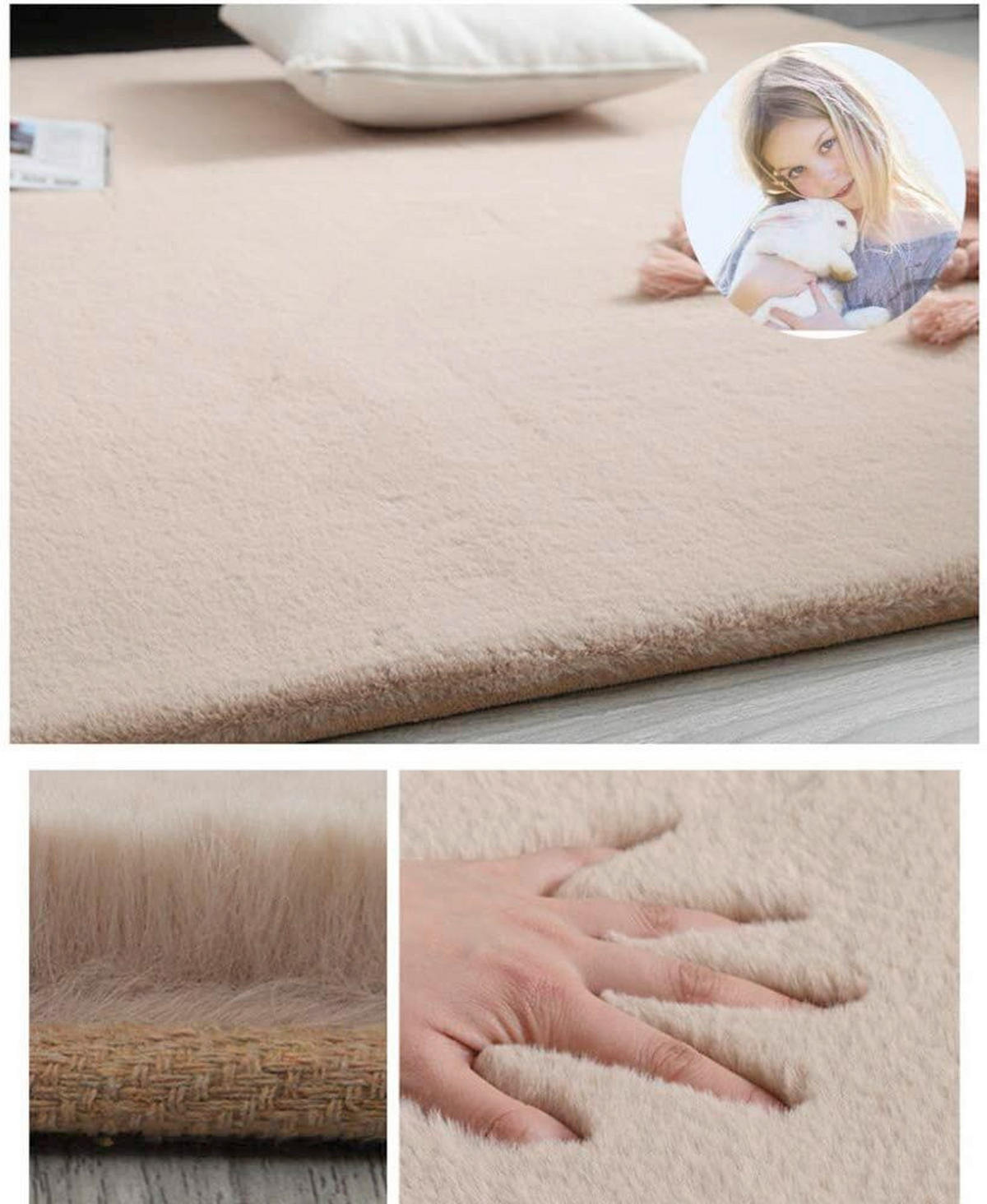 FELLTEPPICH 160/230 cm Olympos Braun  - Braun, KONVENTIONELL, Kunststoff/Textil (160/230cm) - Novel