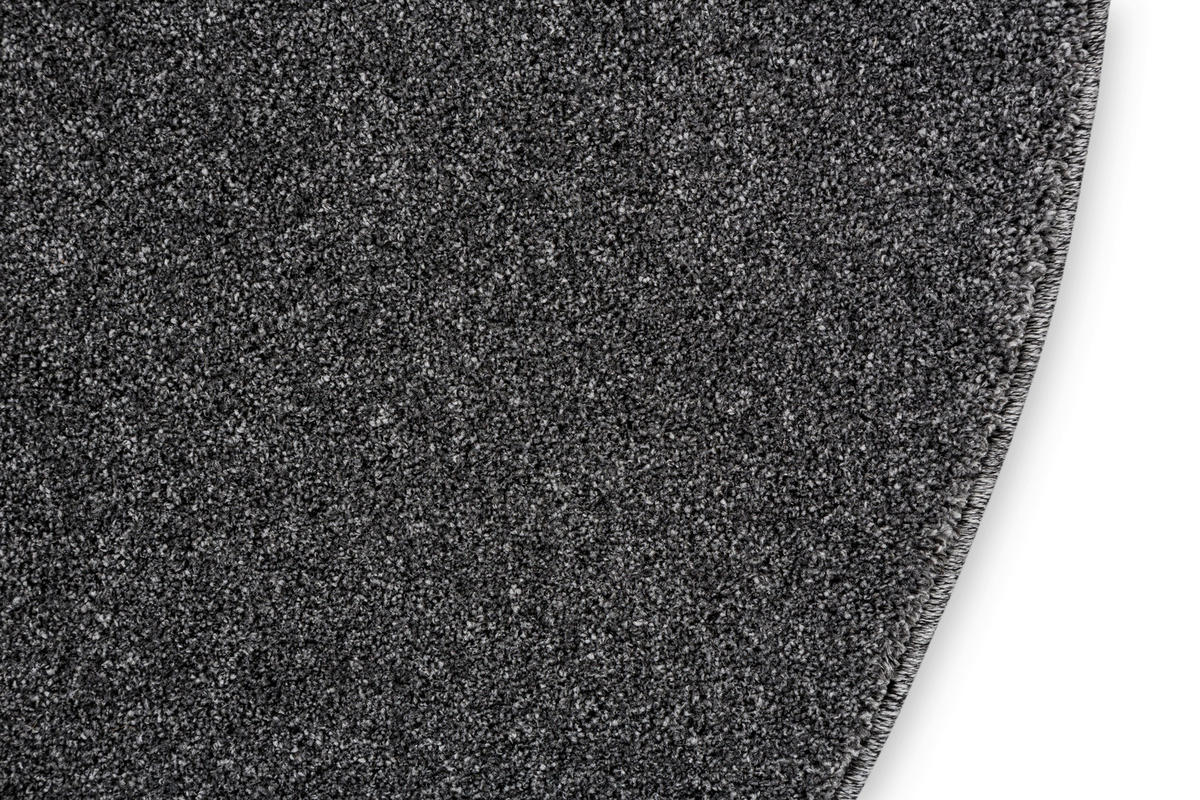 WEBTEPPICH 160/160 cm Pure Anthrazit  - Anthrazit, Basics, Textil (160/160cm) - Schöner Wohnen