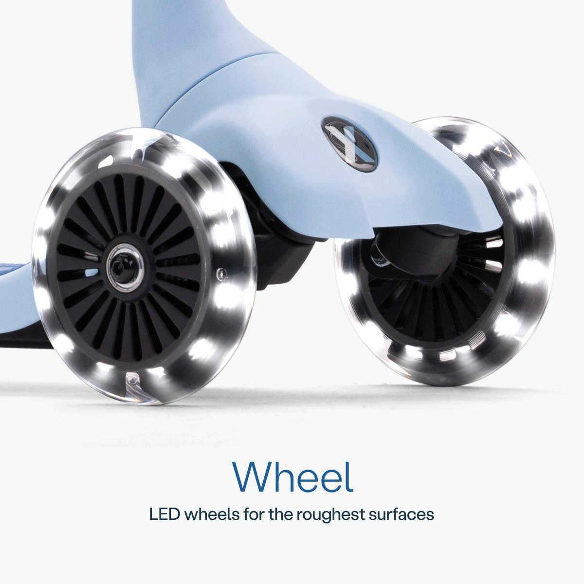 KINDERSCOOTER Xtrend Mini-ride  - Pastellblau, Basics, Metall (24/90,5/66cm)