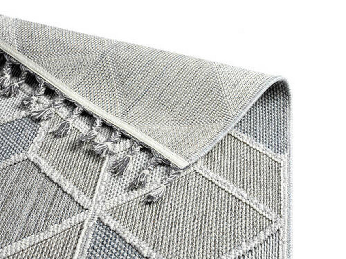 WEBTEPPICH 80/150 cm Blau, Grau  - Blau/Grau, Design, Textil (80/150cm) - Novel