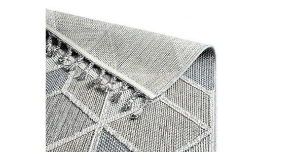 WEBTEPPICH 200/290 cm Blau, Grau  - Blau/Grau, Design, Textil (200/290cm) - Novel