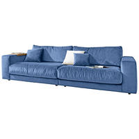 BIGSOFA Grau  - Grau, Design, Textil (290/85/127cm) - Livetastic
