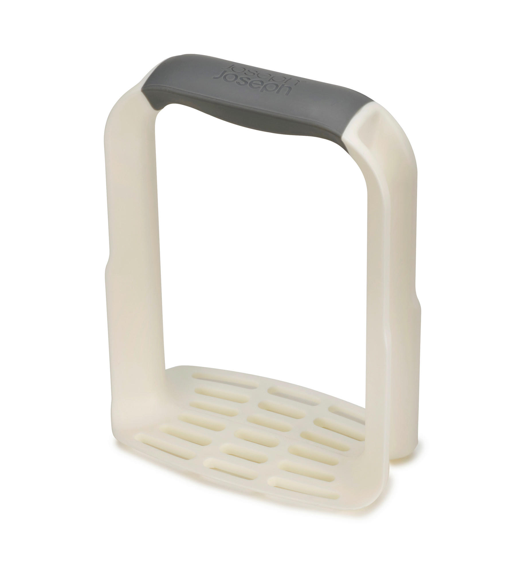 GNJEČILICA ZA KROMPIR - bela/svetlosiva, Osnovno, plastika (12/16,5/7cm) - Joseph Joseph