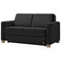SCHLAFSOFA in Textil Anthrazit - Anthrazit/Naturfarben, KONVENTIONELL, Holz/Textil (160/86/92cm) - Sedda SCHLAFSOFA in Textil Anthrazit - Anthrazit/Naturfarben, KONVENTIONELL, Holz/Textil (160/86/92cm) - Sedda