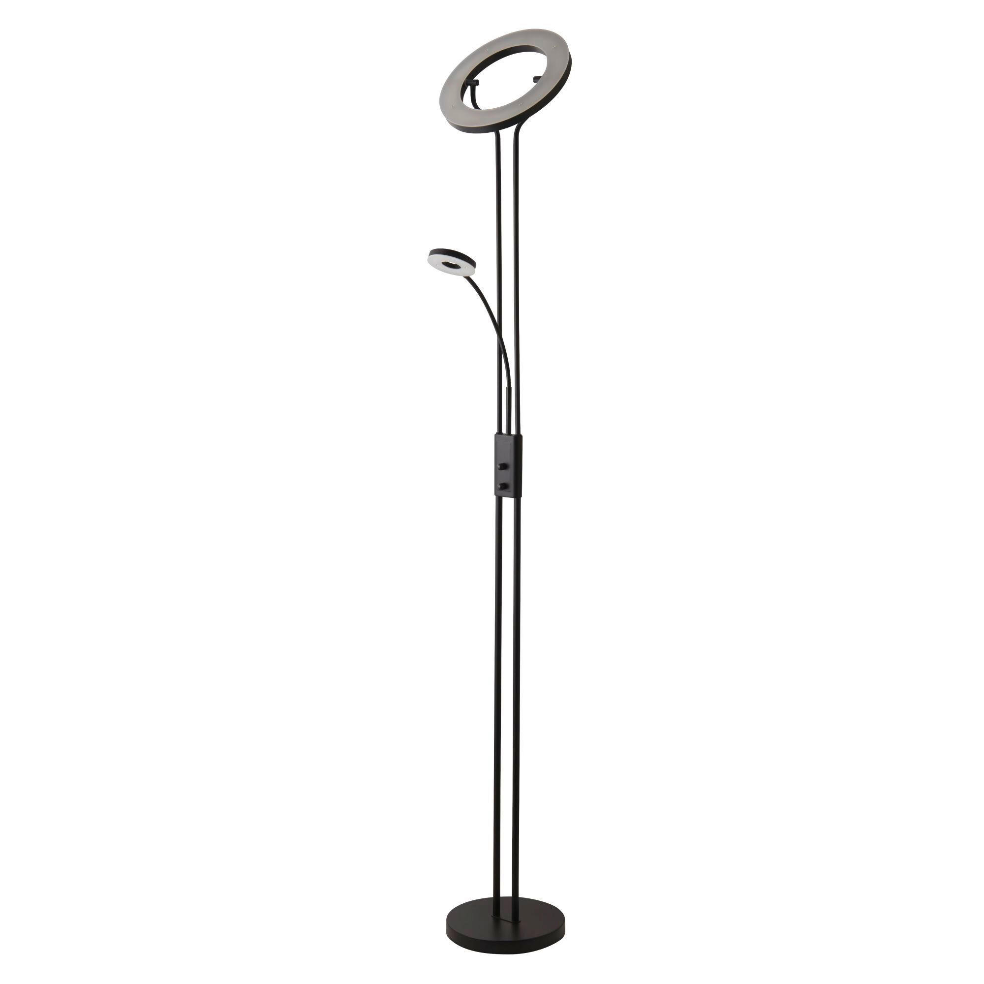 Searchlight Led-Deckenfluter Mother \u0026 Child Schwarz 28x180x28 cm