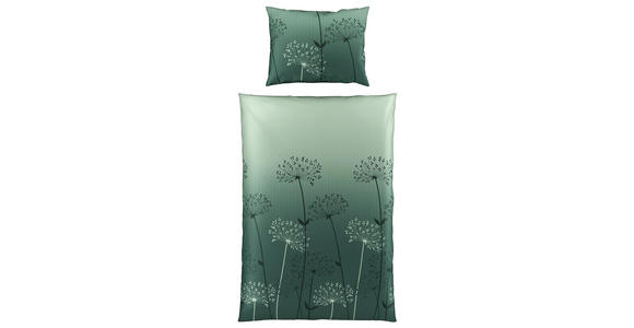 BETTWÄSCHE Mavie Satin 160/210 cm  - Grün, KONVENTIONELL, Textil (160/210cm) - Esposa