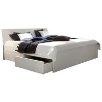 STAURAUMBETT 140/200 cm  in Weiß  - Weiß, Design, Holzwerkstoff (140/200cm) - Hasena