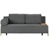 SCHLAFSOFA in Holz, Textil Anthrazit  - Anthrazit/Naturfarben, Design, Holz/Textil (211/88/102cm) - Niels Andersson