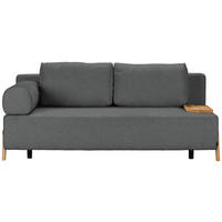SCHLAFSOFA in Holz, Textil Anthrazit  - Anthrazit/Naturfarben, Design, Holz/Textil (211/88/102cm) - Niels Andersson