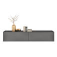 LOWBOARD  242/44/50 cm  Beimöbel erhältlich, hängend  - Anthrazit, Design, Holzwerkstoff (242/44/50cm) - Dieter Knoll